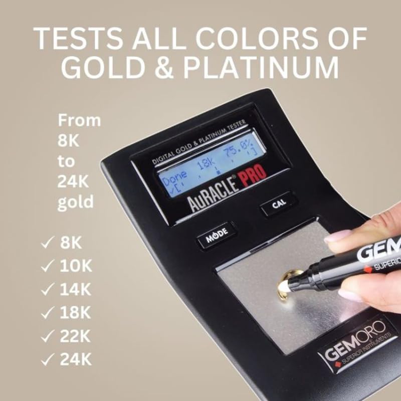 Professional Gold & Platinum Tester for Precise Karat Analysis
